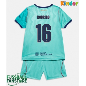 Barcelona Rodri Hernandez #16 Replik 3rd trikot Kinder 2026-27 Kurzarm (+ Kurze Hosen)